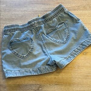 mini Boden girls 9 heart pocket denim jeans VGUC